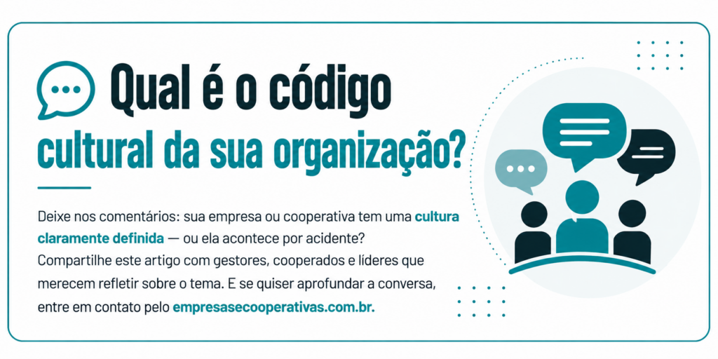 Cultura organizacional autêntica — comparação entre modelo de alta performance e cooperativismo