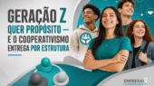 Jovens profissionais colaborando — Geração Z cooperativismo propósito, engajamento e pertencimento no trabalho